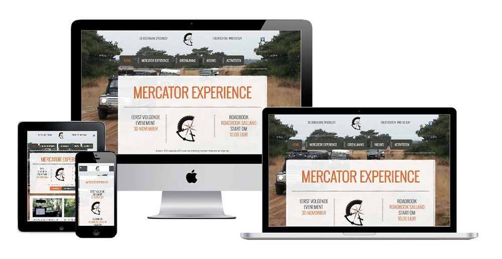 website Mercator Experience