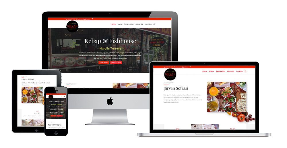 website Restaurant Şirvan Sofrasi